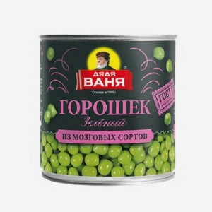 Зеленый горошек Дядя Ваня , 400 г
